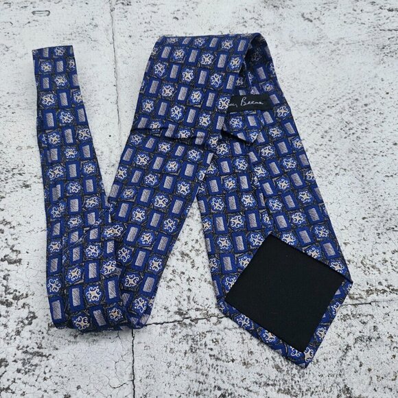 Geoffrey Beene Men Tie Multi Color Necktie100% Silk Classic Tie Made in USA - Picture 3 of 10